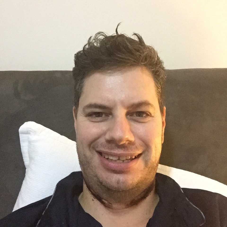 At home for a few days before next operation