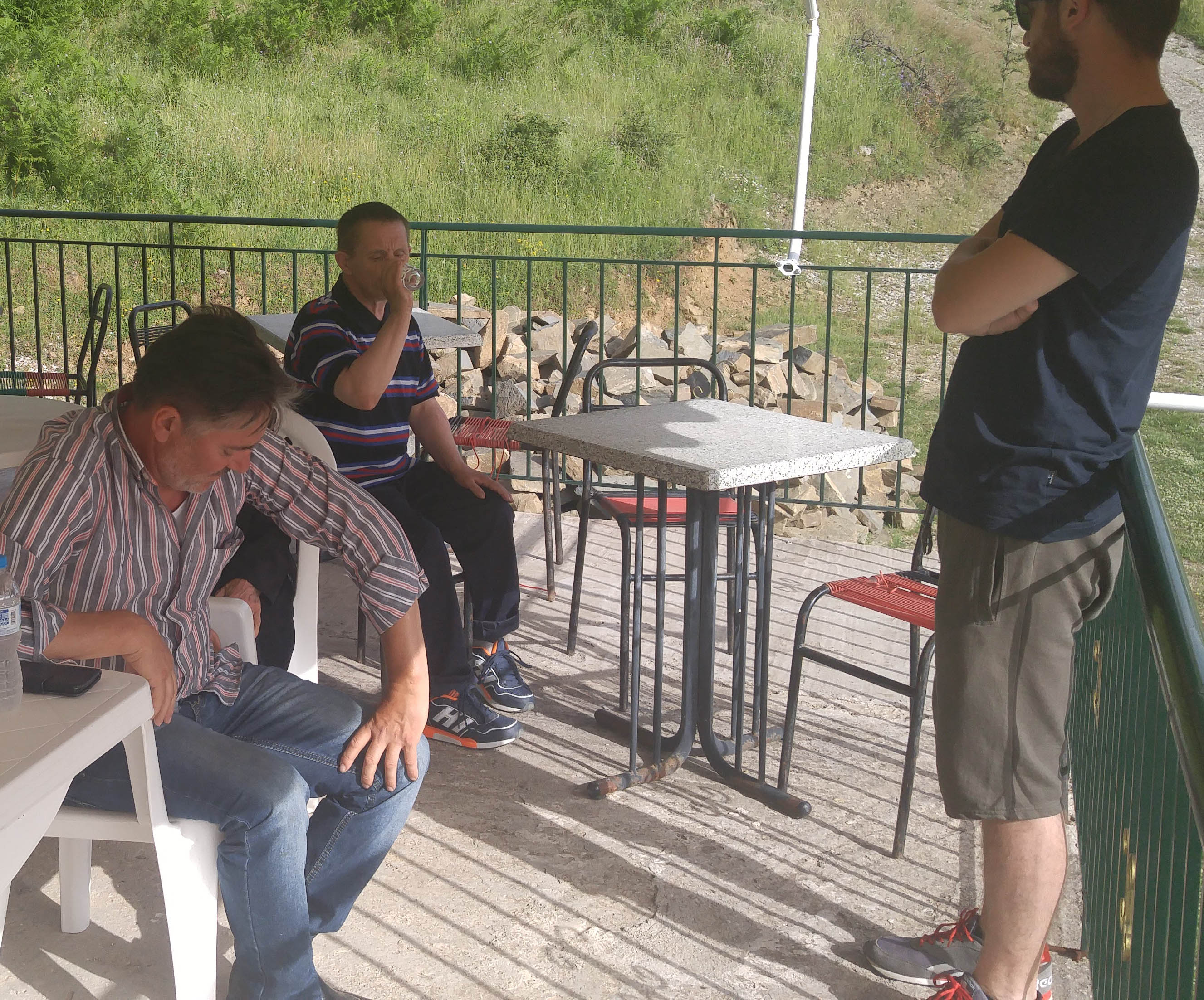 From the balcony in Greece