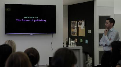 Leading a conversation on “The Future of Publishing”